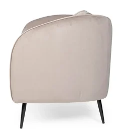 Outlet Bizzotto DIVANO IN VELLUTO GRIGIO CHIARO - CANDIS