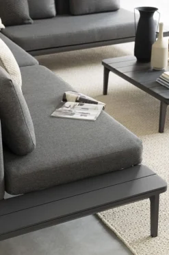 Online Bizzotto DIVANO LOUNGE IN ALLUMINIO ANTRACITE WG21 - MATRIX