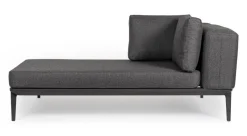 Online Bizzotto DIVANO LOUNGE IN ALLUMINIO ANTRACITE WG21 - MATRIX