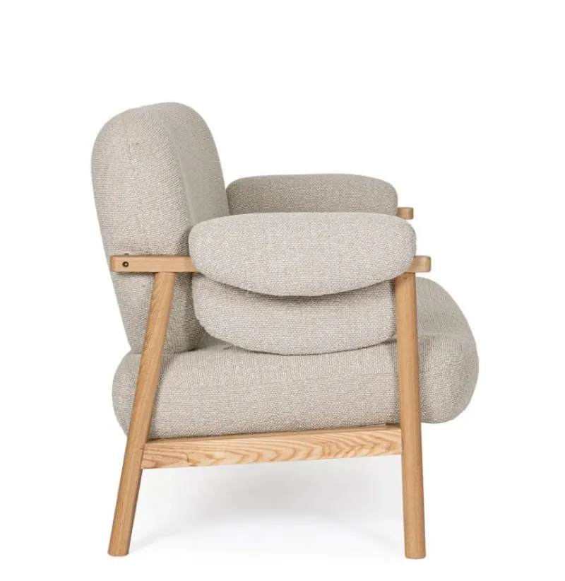 Outlet Bizzotto DIVANO 2P CALISTA NATURALE