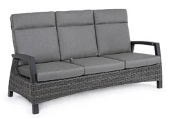 Clearance Bizzotto DIVANO RECLINABILE IN ALLUMINIO ANTRACITE JX55 - BRITTON