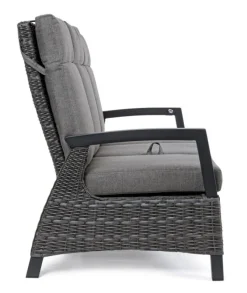 Clearance Bizzotto DIVANO RECLINABILE IN ALLUMINIO ANTRACITE JX55 - BRITTON