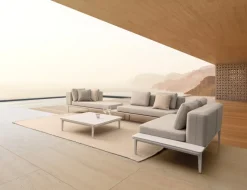 New Bizzotto FODERA CUSCINO ESTERNO BHAJAN GRIG 45X45