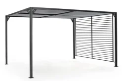 Best Bizzotto GAZEBO IN ALLUMINIO 3X3.6 ANTRACITE LH32 - NOAH