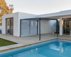 Best Bizzotto GAZEBO IN ALLUMINIO 3X3.6 ANTRACITE LH32 - NOAH