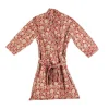 Bizzotto KIMONO LORIENT ROSSO C-FOGLIA-FIORE GRAN