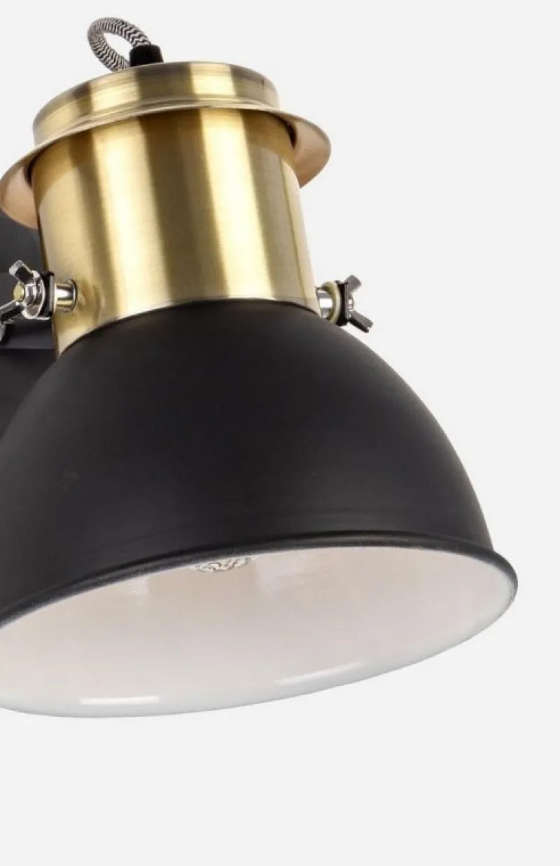 Clearance Bizzotto LAMPADA PARETE BROOKLYN OTTONE-NERO OP