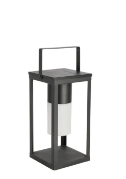 Clearance Bizzotto LAMPADA SOLAR LED QU NERO C-MANICO H38