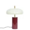 Discount Bizzotto LAMPADA TAV. BANKERS BEIGE ROSSO H40