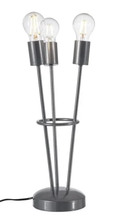 Online Bizzotto LAMPADA TAV. FIACCOLA 3LUCI ARGENTO H45