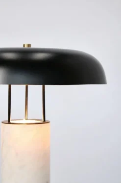 Discount Bizzotto LAMPADA TAV. KAITHAL MARMORIZZ BIANC H33