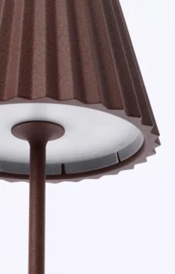 Online Bizzotto LAMPADA TAV. LED ARTIKA MARRONE H36