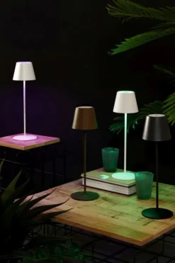 Clearance Bizzotto LAMPADA TAV. LED ETNA BIANCO H38