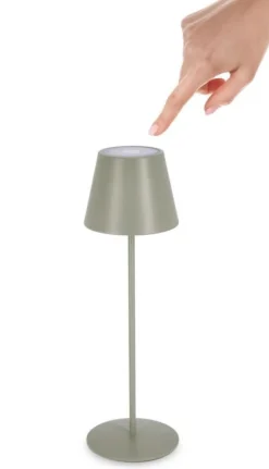 Clearance Bizzotto LAMPADA TAV. LED ETNA VERDE SALVIA H38