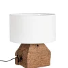 Discount Bizzotto LAMPADA TAV. LUMEN BIANCO H40