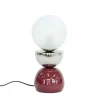 Bizzotto LAMPADA TAV. MALTON ARGENTO ROSSO H34