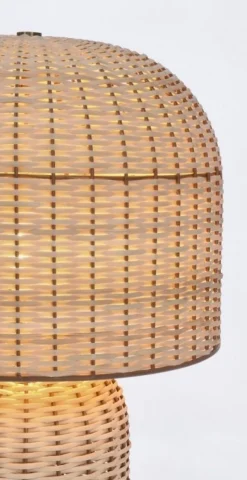 New Bizzotto LAMPADA TAV. SIKKIM RATTAN H61