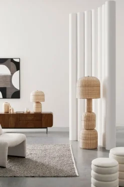 New Bizzotto LAMPADA TAV. SIKKIM RATTAN H61