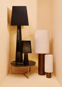 Clearance Bizzotto LAMPADA TAV. TRIPURA NERO H61