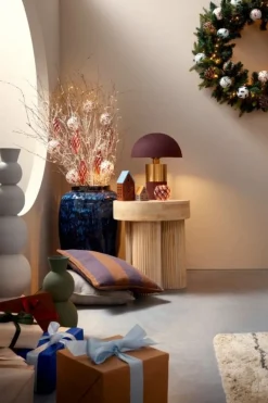 Hot Bizzotto LAMPADA TAVOLO ISHAN BORDEAUX H40