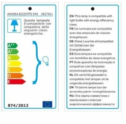 Discount Bizzotto LAMPADARIO ALTEK CIL BIANCO D28.5