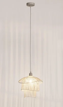 Outlet Bizzotto LAMPADARIO CIAD BIANCO H26