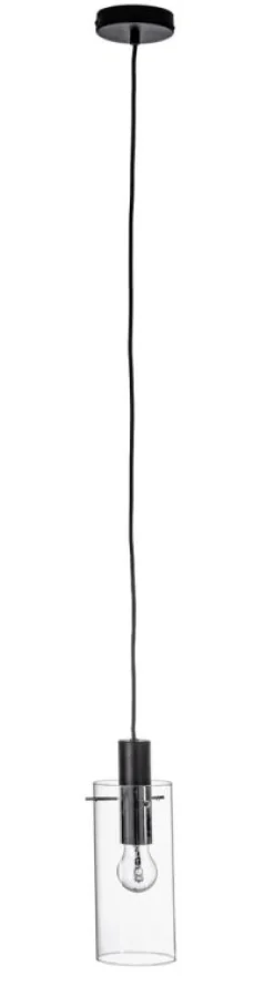 Bizzotto LAMPADARIO 1LUCE AGLOW TRASP-NERO