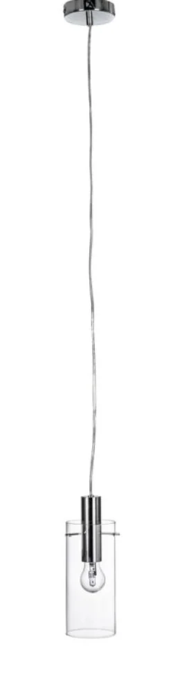 Clearance Bizzotto LAMPADARIO 1LUCE AGLOW TRASP-ARGENTO