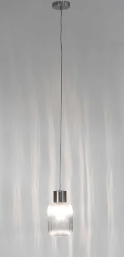 Sale Bizzotto LAMPADARIO 1LUCE SHOWY TRASP-ARGENTO