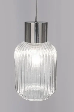 Sale Bizzotto LAMPADARIO 1LUCE SHOWY TRASP-ARGENTO