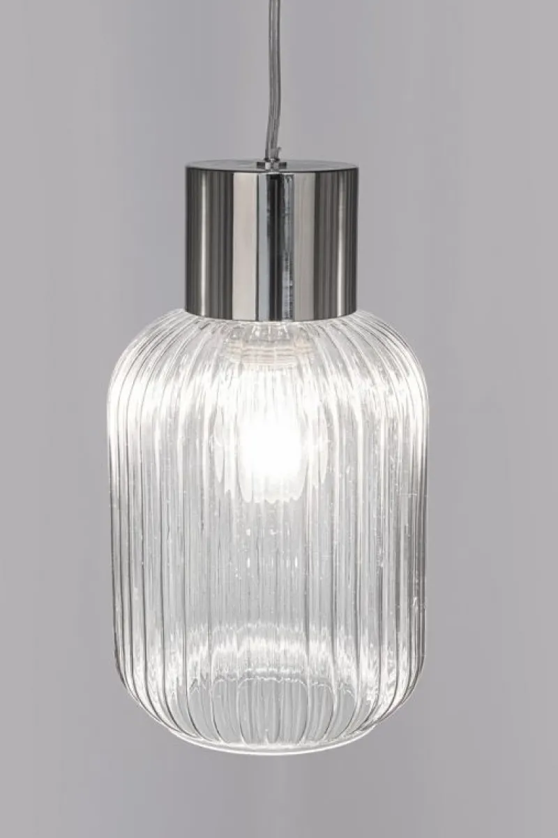 Sale Bizzotto LAMPADARIO 1LUCE SHOWY TRASP-ARGENTO