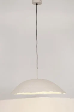 Discount Bizzotto LAMPADARIO MANDLA BIANCO D60,5