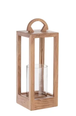 Discount Bizzotto LANTERNA AIMI 1M LEGNO NATURALE H42