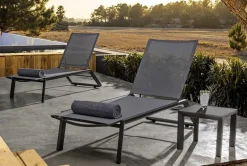 Sale Bizzotto LETTINO CON RUOTE IN ALLUMINIO ANTRACITE GK52 - CRUISE