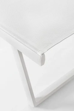 Bizzotto LETTINO IN ALLUMINIO CON RUOTE BIANCO - TAYLOR