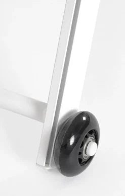 Bizzotto LETTINO IN ALLUMINIO CON RUOTE BIANCO - TAYLOR