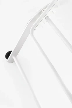 Bizzotto LETTINO IN ALLUMINIO CON RUOTE BIANCO - TAYLOR