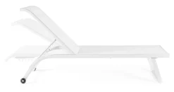 Bizzotto LETTINO IN ALLUMINIO CON RUOTE BIANCO - TAYLOR