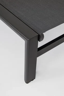 Best Bizzotto LETTINO IN ALLUMINIO CON RUOTE ANTRACITE YK13 - SKIPPER NEW