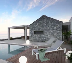 Outlet Bizzotto LETTINO IN ALLUMINIO CON RUOTE BIANCO YK11 - SKIPPER NEW