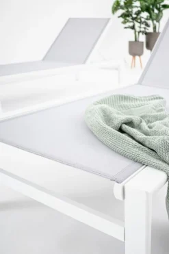 Outlet Bizzotto LETTINO IN ALLUMINIO CON RUOTE BIANCO YK11 - SKIPPER NEW