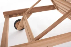 Clearance Bizzotto LETTINO IN TEAK - MARYLAND