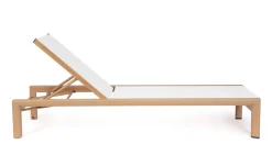 Outlet Bizzotto LETTINO SKIPPER NEW C-RUOTE NAT/BIANCO