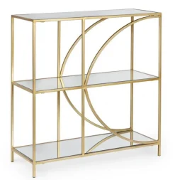 Discount Bizzotto LIBRERIA BASSA IN METALLO - ELENOR