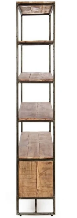 Clearance Bizzotto LIBRERIA IN LEGNO 4 CASSETTI - ELMER