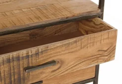 Clearance Bizzotto LIBRERIA IN LEGNO 4 CASSETTI - ELMER