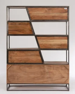 Outlet Bizzotto LIBRERIA IN LEGNO - JANAK