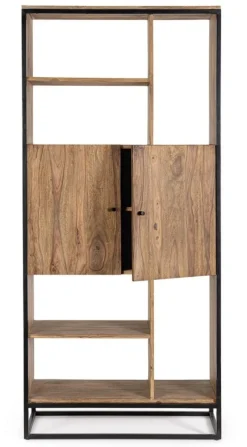 Bizzotto LIBRERIA IN LEGNO SHEESHAM - NARTAN