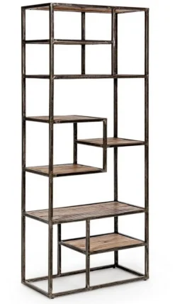 Discount Bizzotto LIBRERIA IN METALLO - ELMER