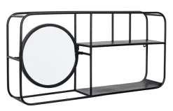 Bizzotto MENSOLA C-SPECCHIO NUCLEOS NERO